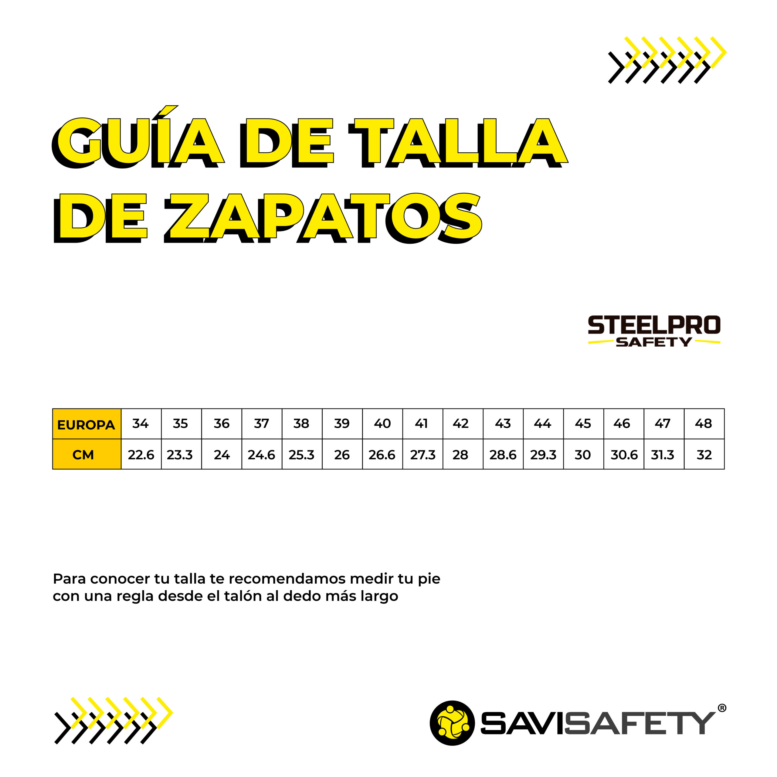 GUÍA DE ZAPATOS STEELPRO-02